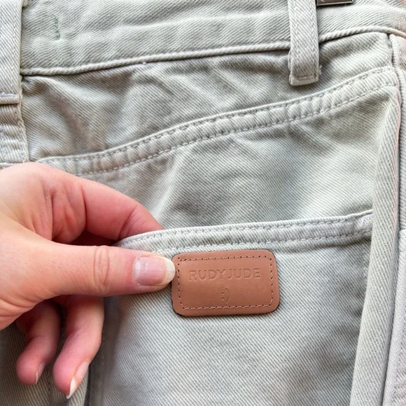 RUDY JUDE Utility Jean Pants in Limited Edition Light Green - Picture 5 of 8